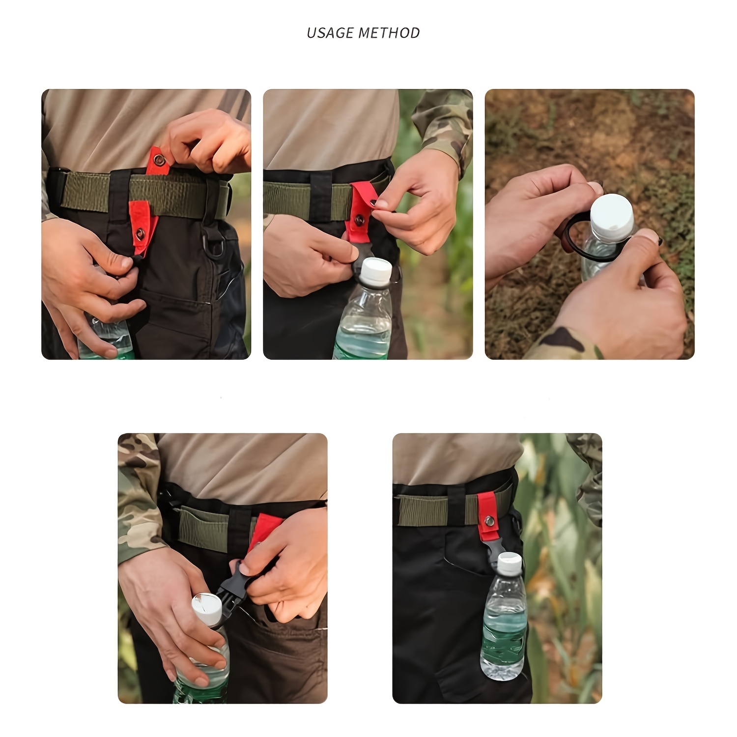 Portable Bottle Clip For Climbing and Hiking - Picture 16 of 36
