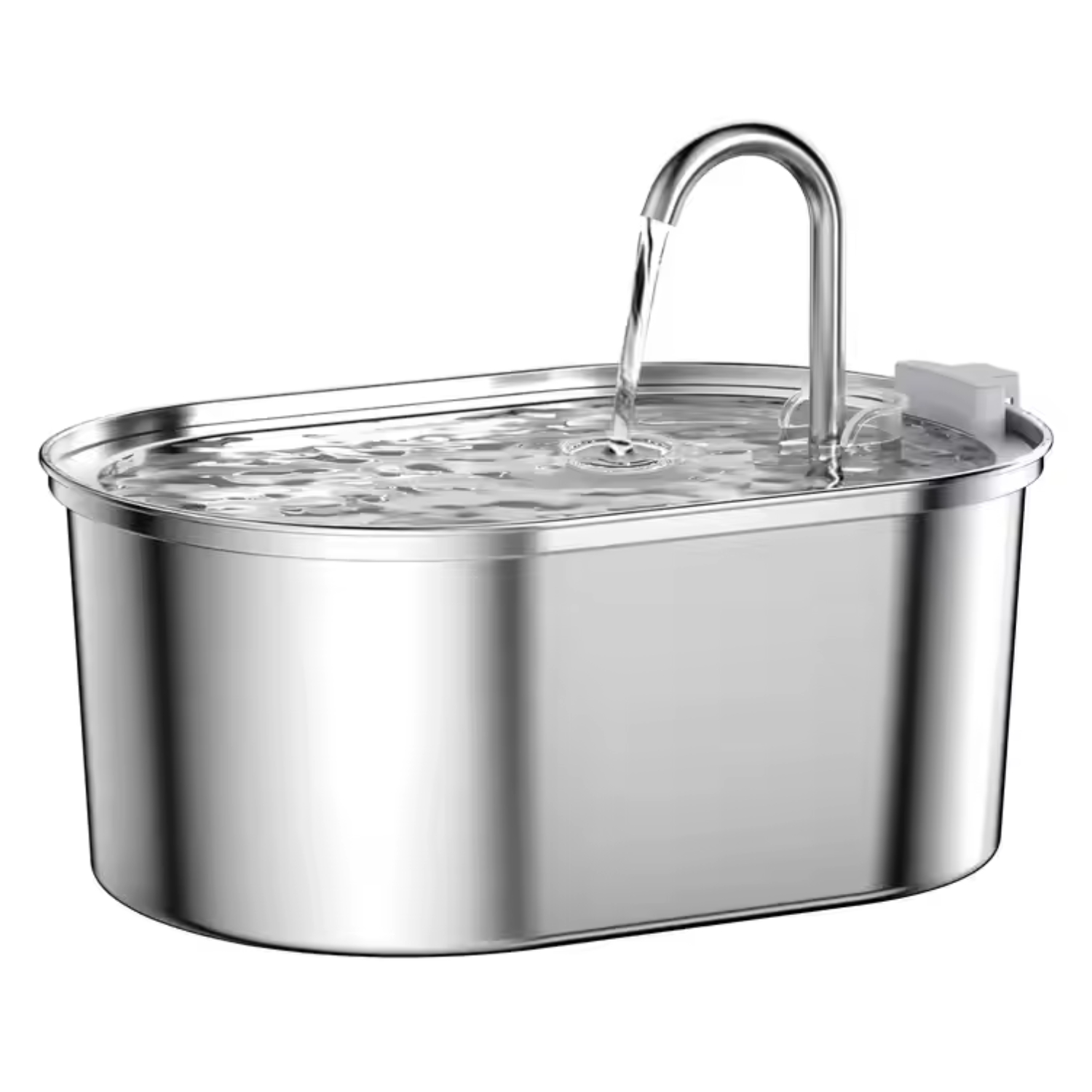 Bebedero Inox Gatos Llave Ovalado 3.2 L