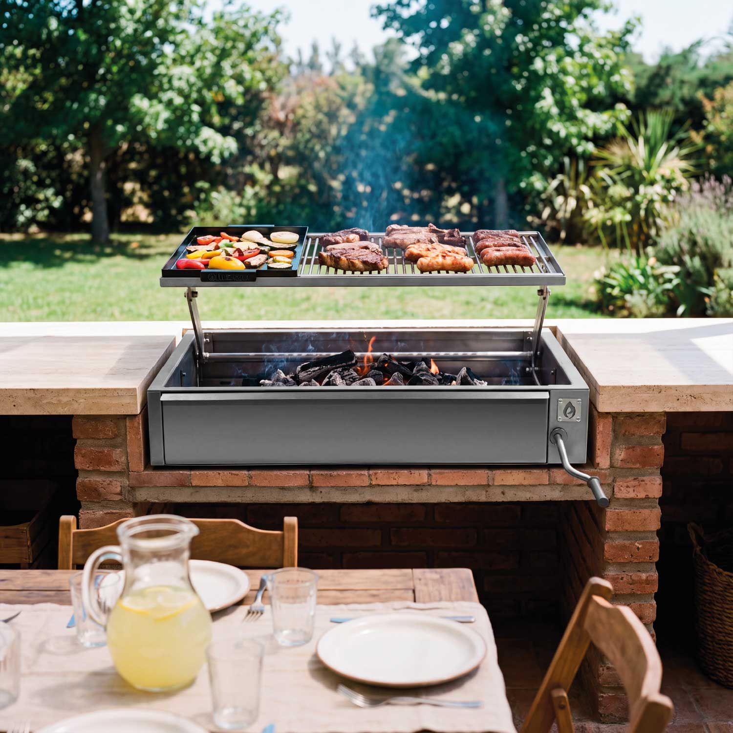 Parrilla Empotrable Chaitén L en quincho