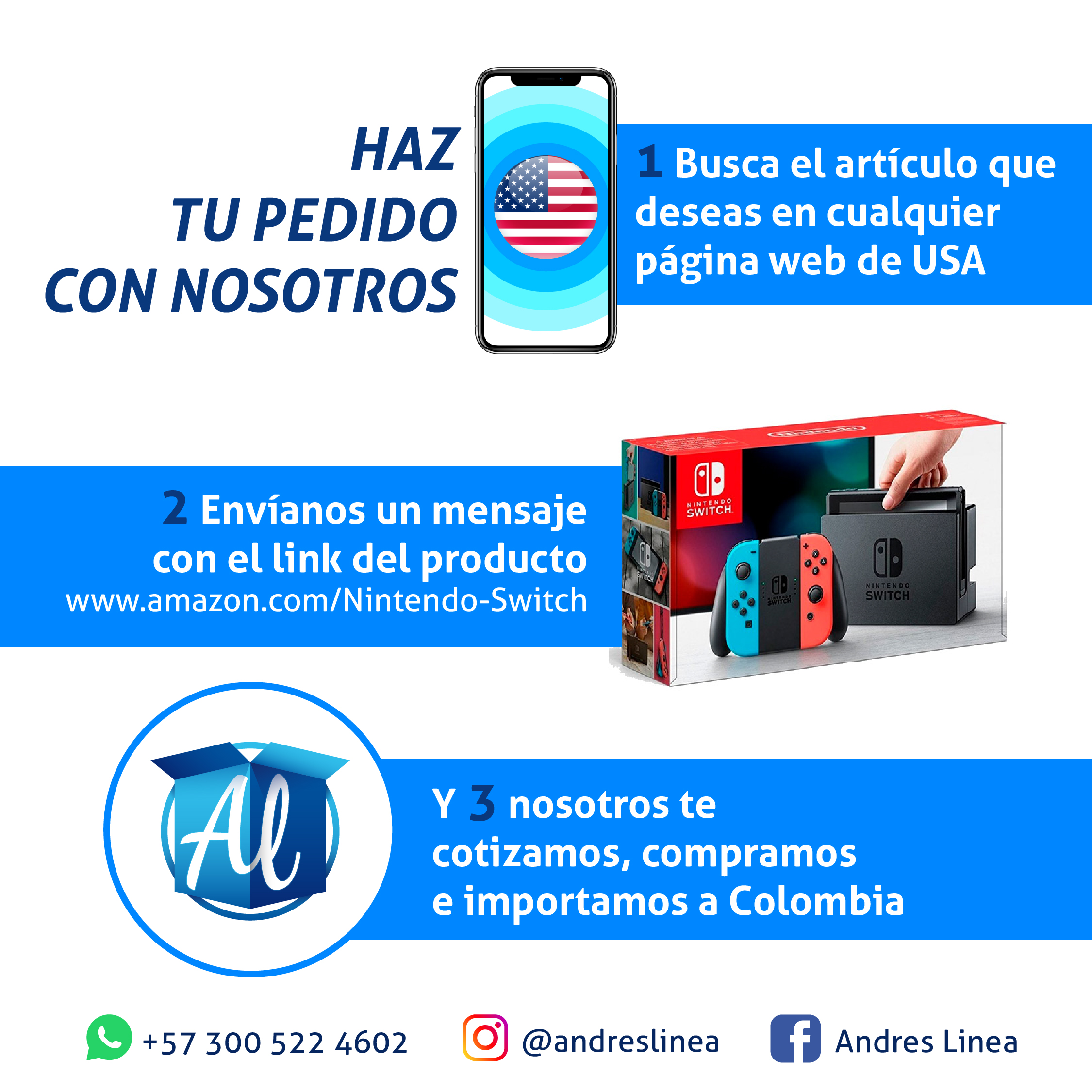 Cotiza aquí tu compra en 🇺🇸