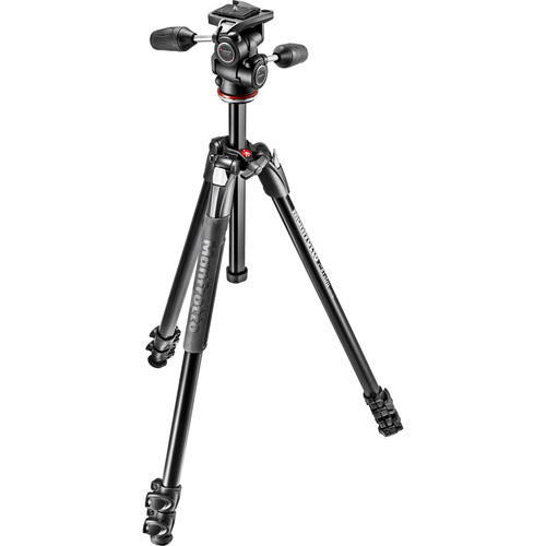 Trípode Manfrotto MK290XTA3-3W de aluminio de tres secciones con cabezal de tres ejes