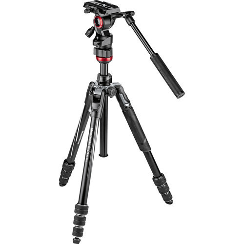 Trípode Manfrotto Befree Live MVKBFRT-LIVE con cierre de patas tipo twist y cabezal de video