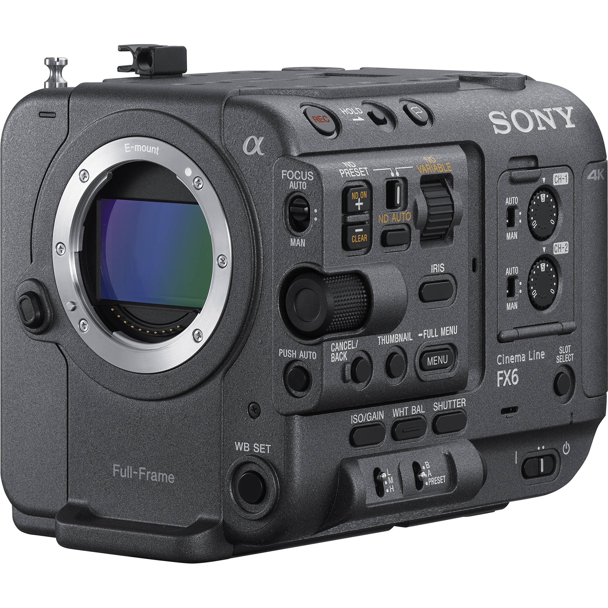 Cámara Sony FX6 Cinema Line full-frame ILME-FX6V