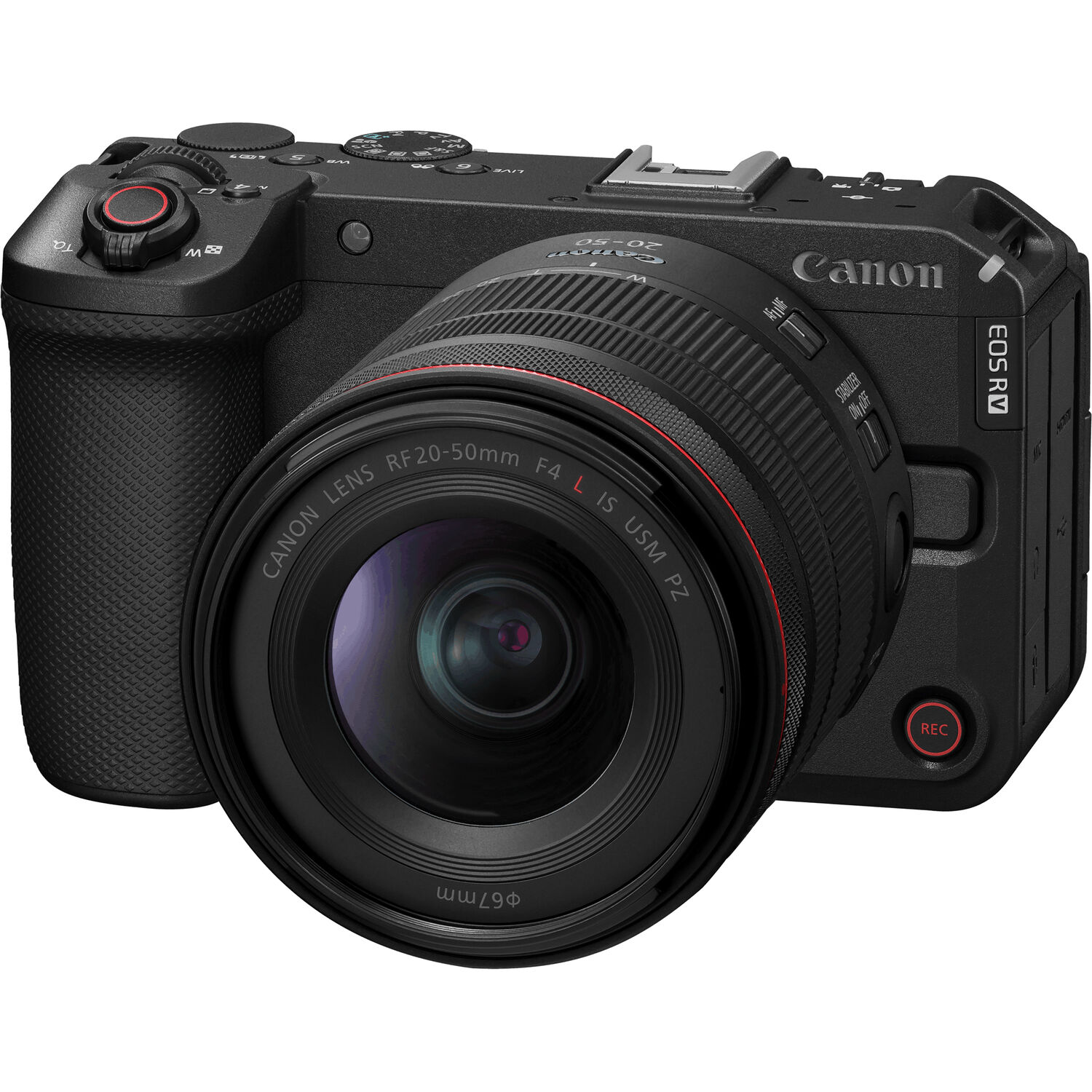 Canon EOS R6 V con lente RF 20-50mm f/4L IS USM PZ SKU 7250C011