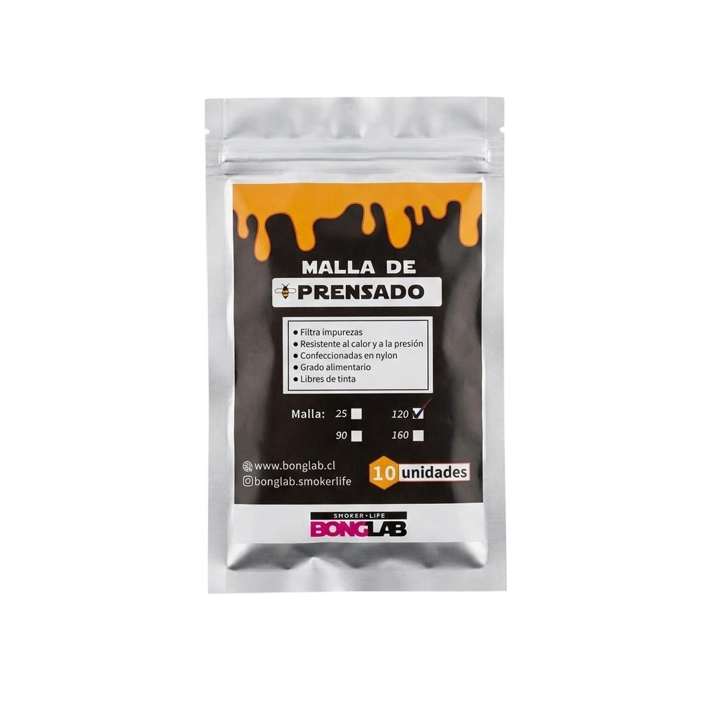 Mallas de Rosin 25/90/120/160 Micras-Bonglab 120 micras