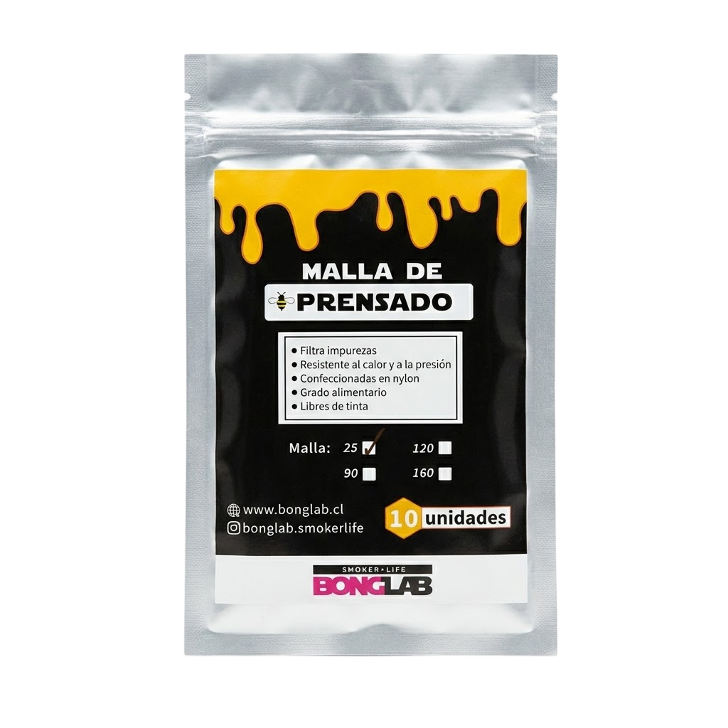 Mallas de Rosin 25/90/120/160 Micras-Bonglab 25 micras