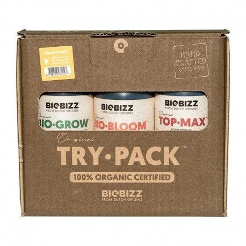 Try Pack Indoor de Biobizz con tres botellas de 250 ml