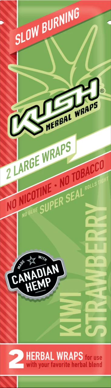Kush Hemps Wraps Kiwi Strawberry
