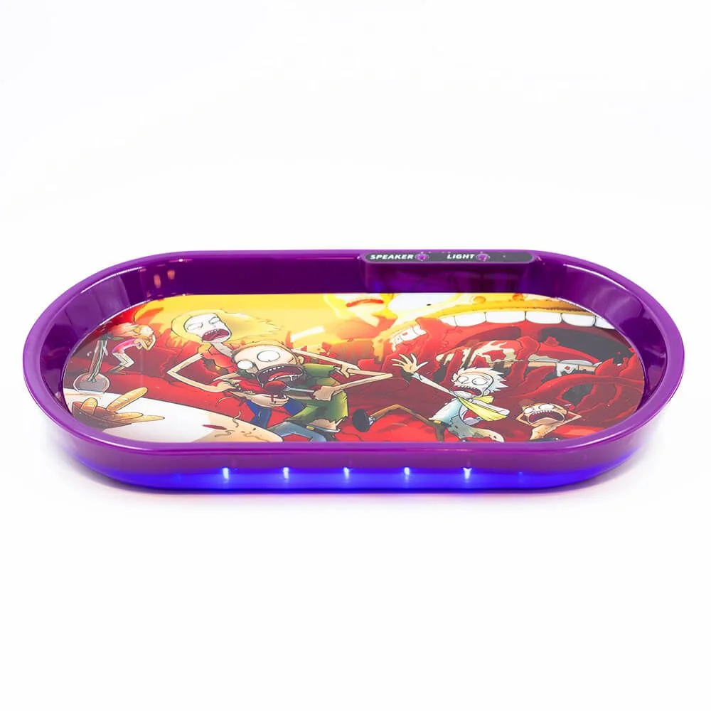 Bandeja Plastica Con Luz Rick&Morty