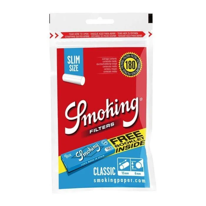 Filtro Slim Classic 180 Blue Regular-Smoking