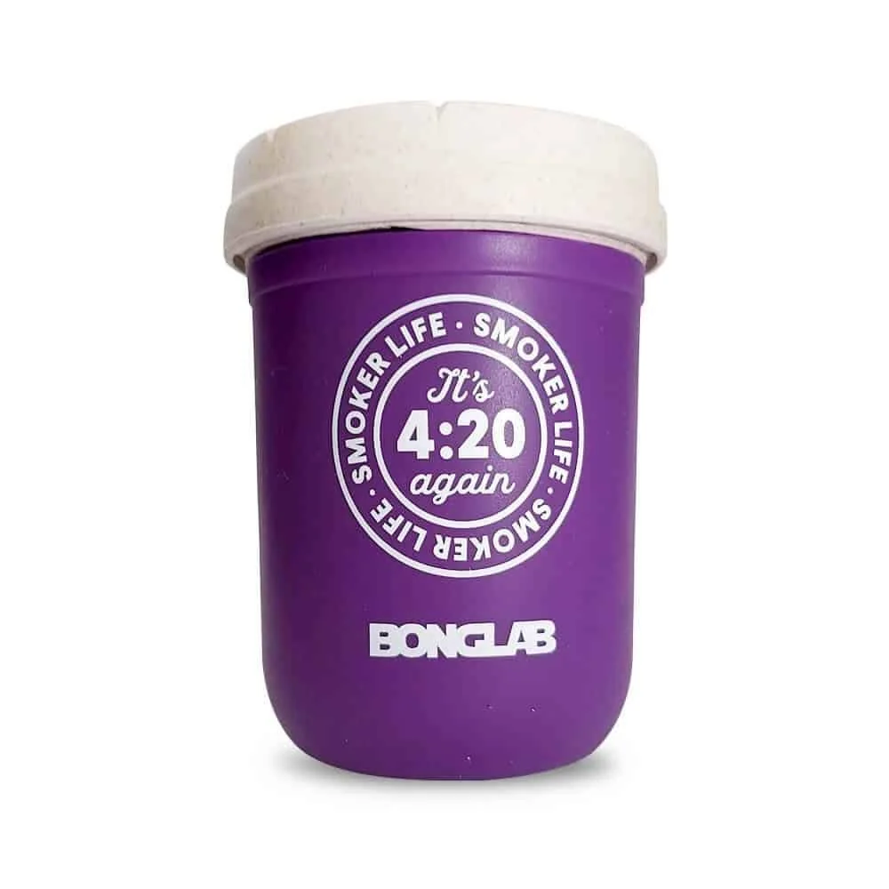 Jar Morado 8Oz-Bonglab Re: Stash