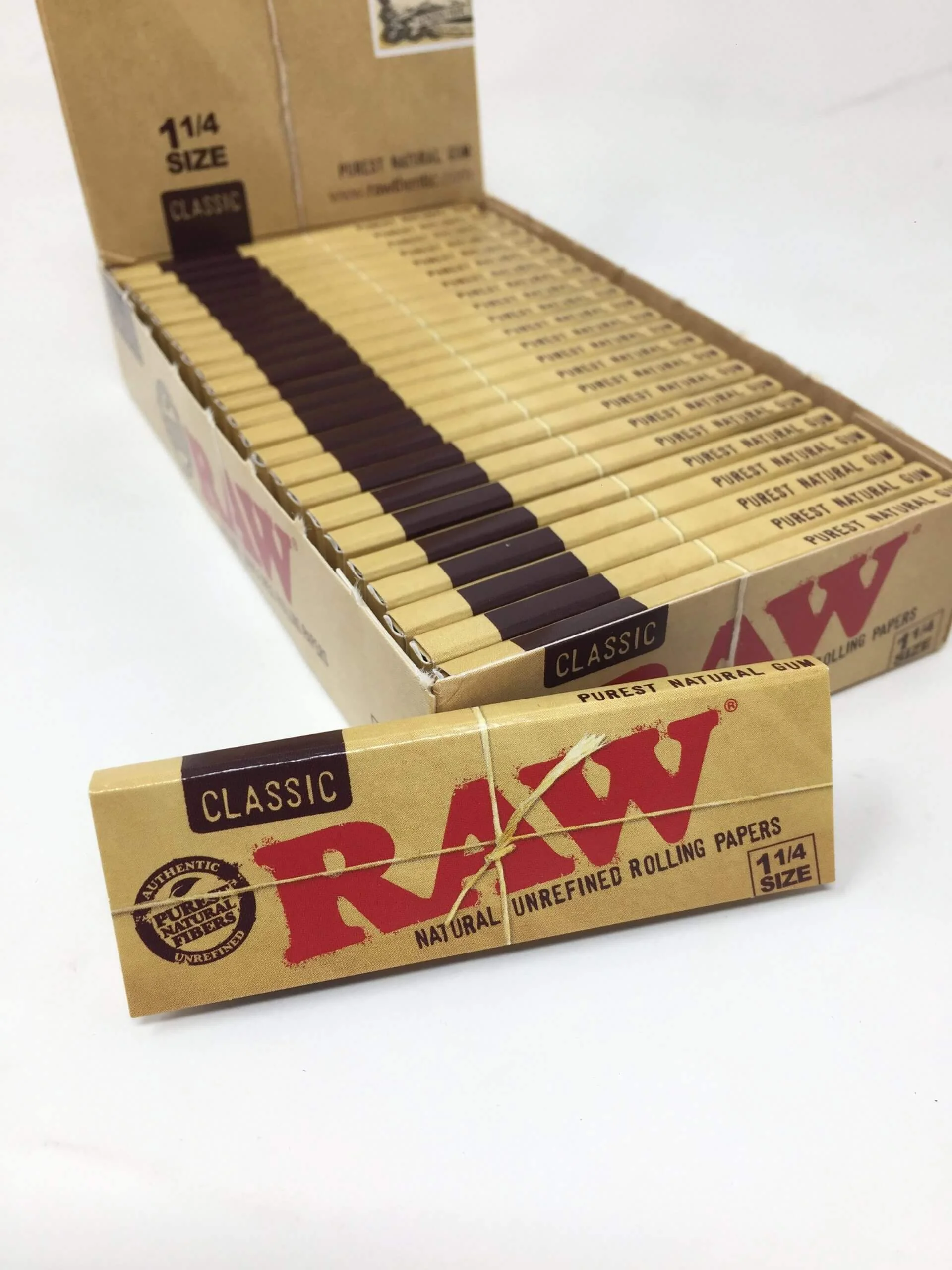 Papelillos Classic 1 1/4 1Ud-Raw