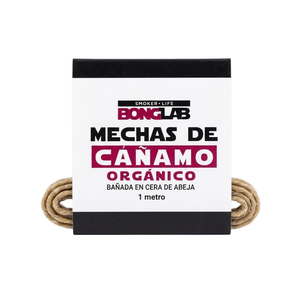 Mecha de Cañamo Orgánico y cera de avejas 1 Mt-Bonglab