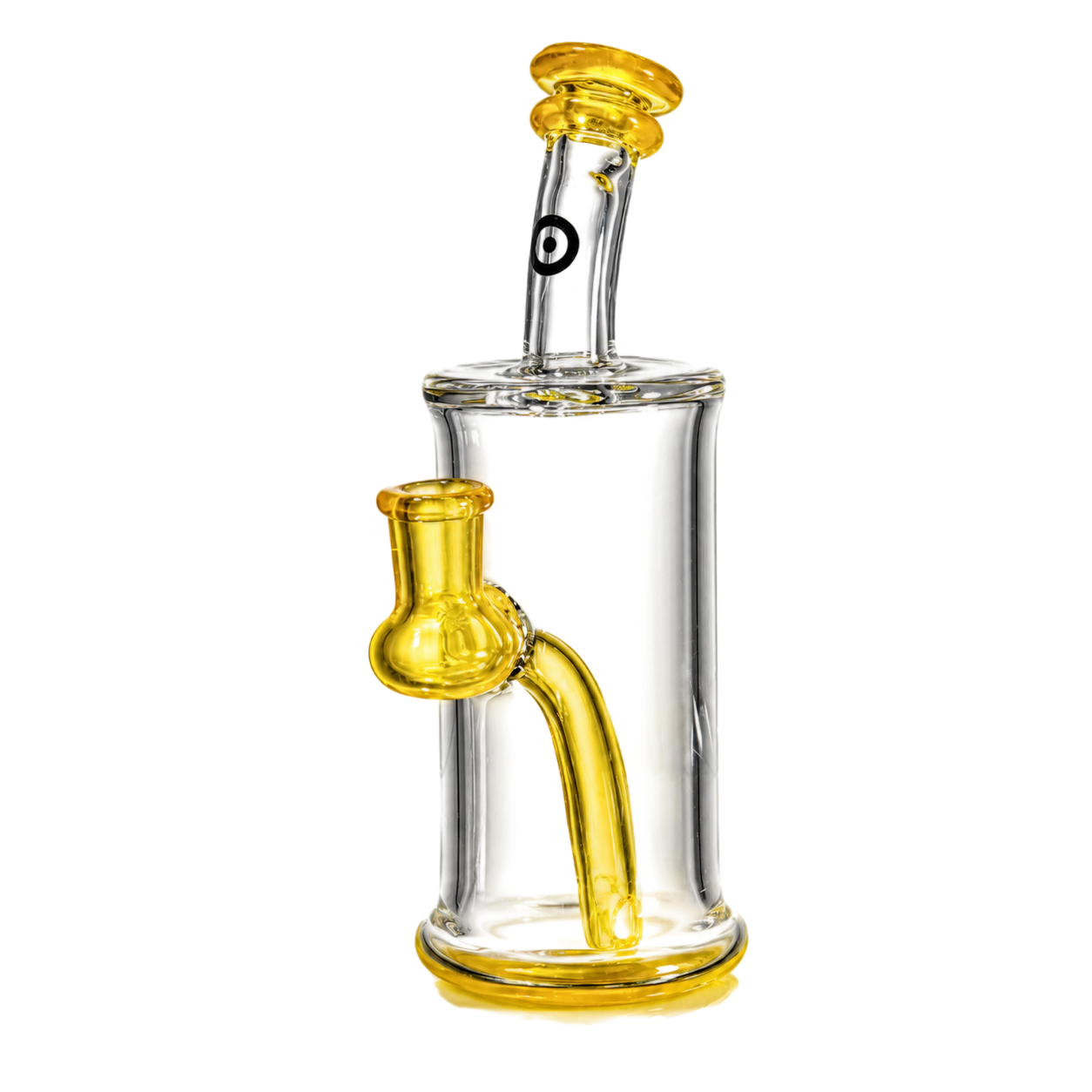 Lemon Drop Micro Rig Yellow-Calvo Glass