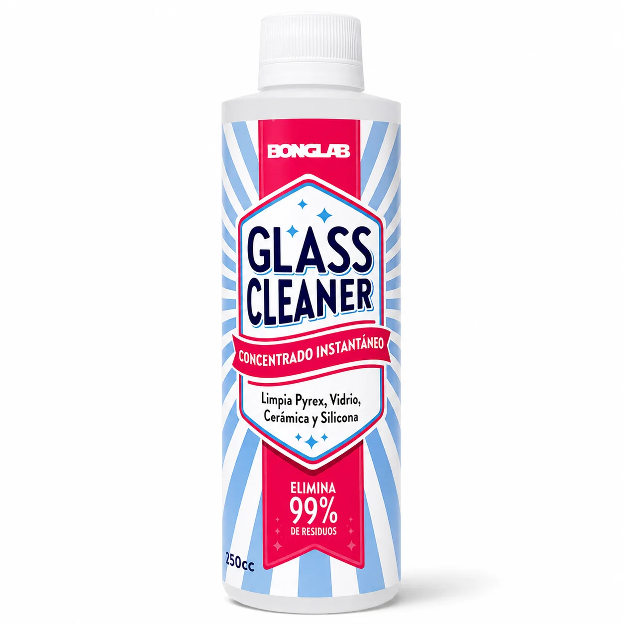 Glass Cleaner Limpiador (30ml, 250ml, 500ml y 1lt) - Bonglab