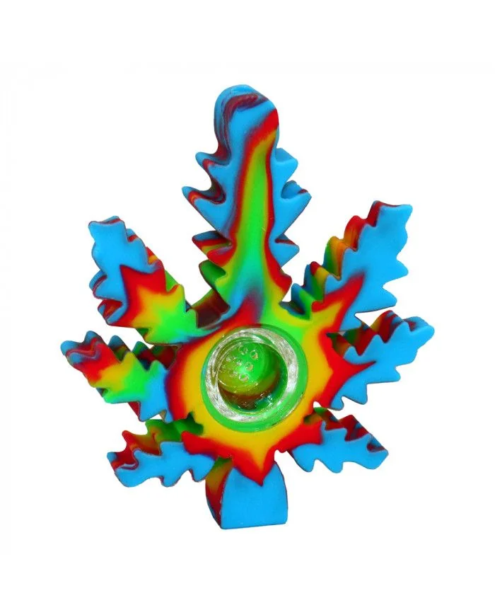 Pipa Silicona Hoja De Colores