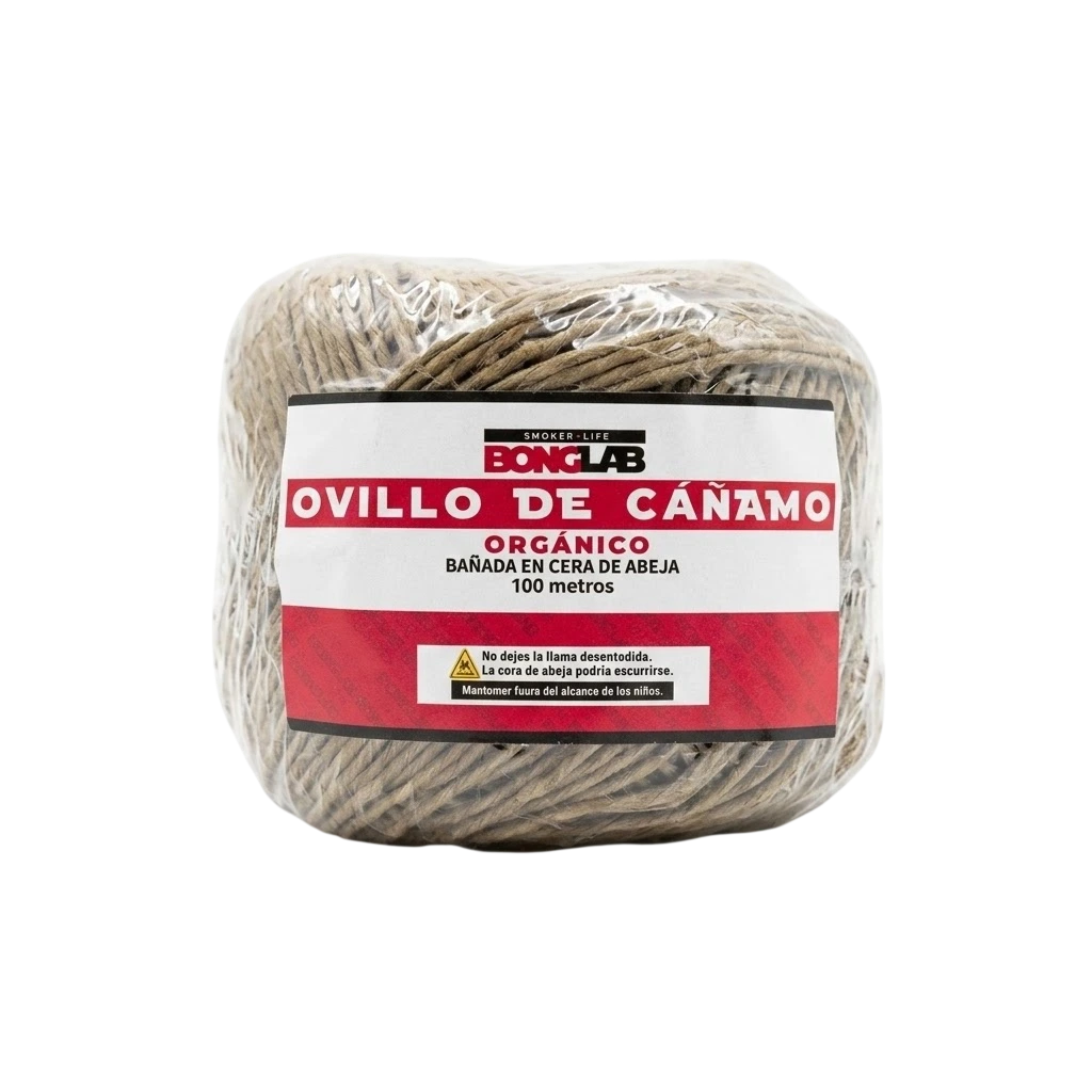 MECHA OVILLO CAÑAMO ORGÁNICO 100MT-BONGLAB