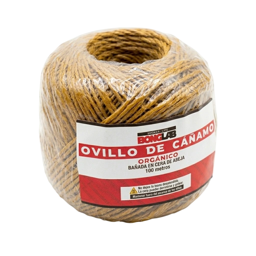 MECHA OVILLO CAÑAMO ORGÁNICO 100MT-BONGLAB