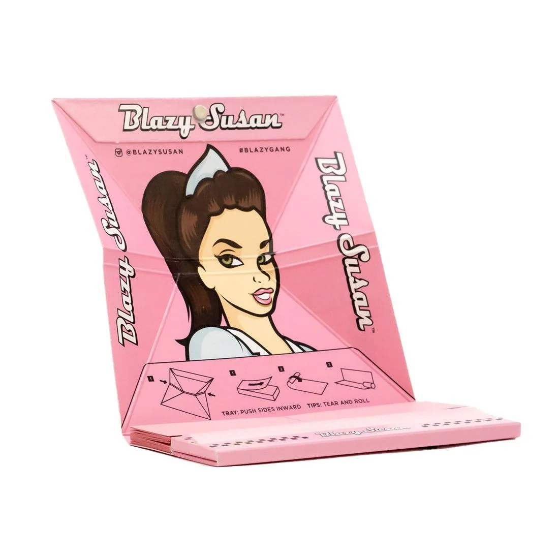 Papelillo Pink King Size Slim Deluxe Kit 1U-Blazy Susan