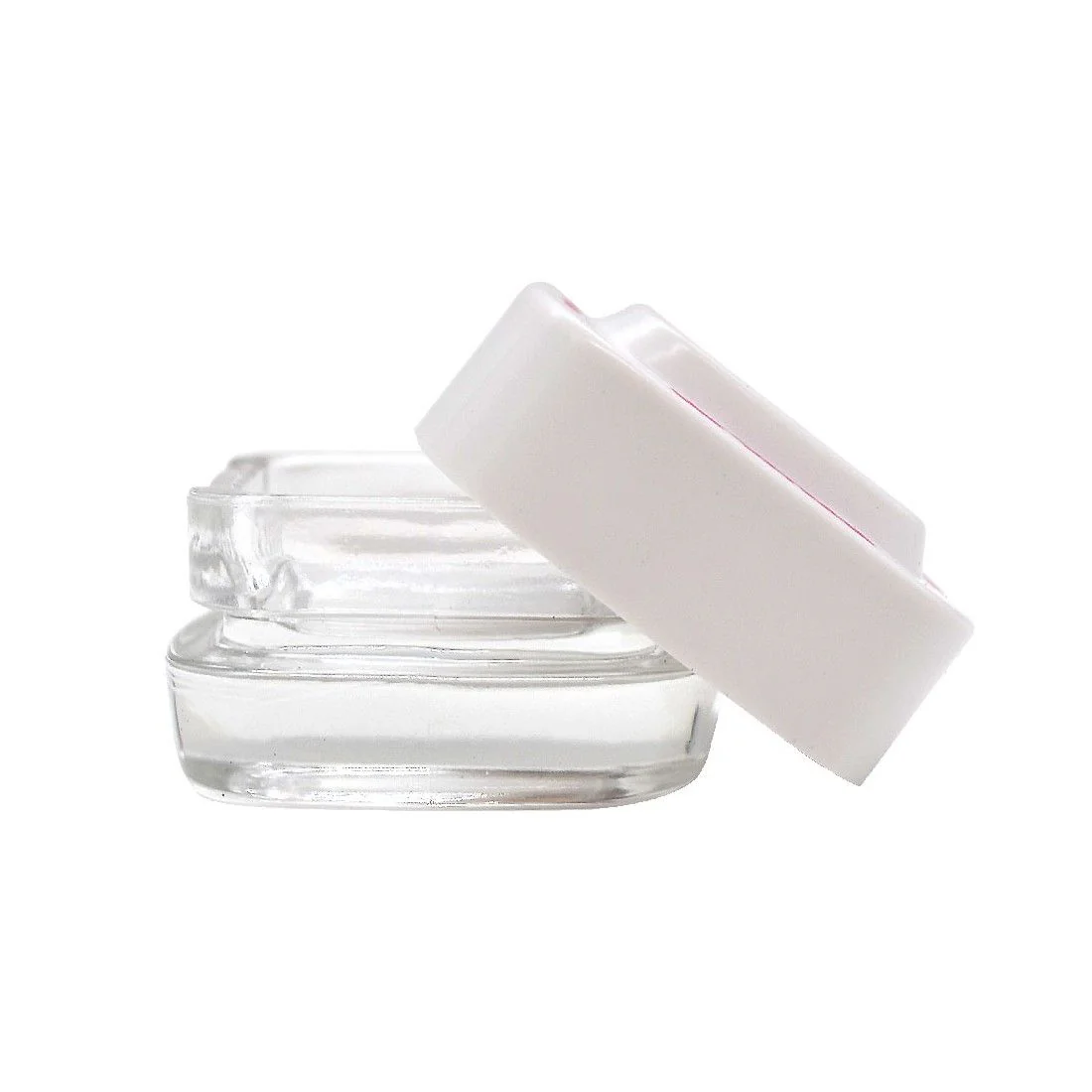 Contenedor Extractos Clear Tapa Blanca 4Ml-Bonglab