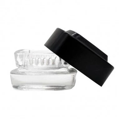 Contenedor Extractos Clear Tapa Blanca 4Ml-Bonglab
