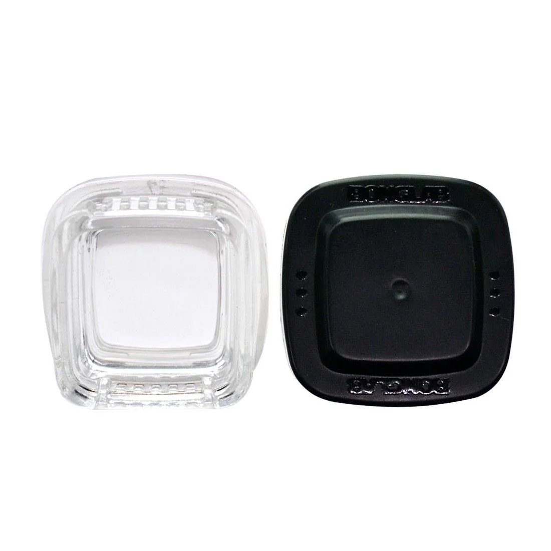 Contenedor Extractos Clear Tapa Blanca 4Ml-Bonglab TAPA NEGRA
