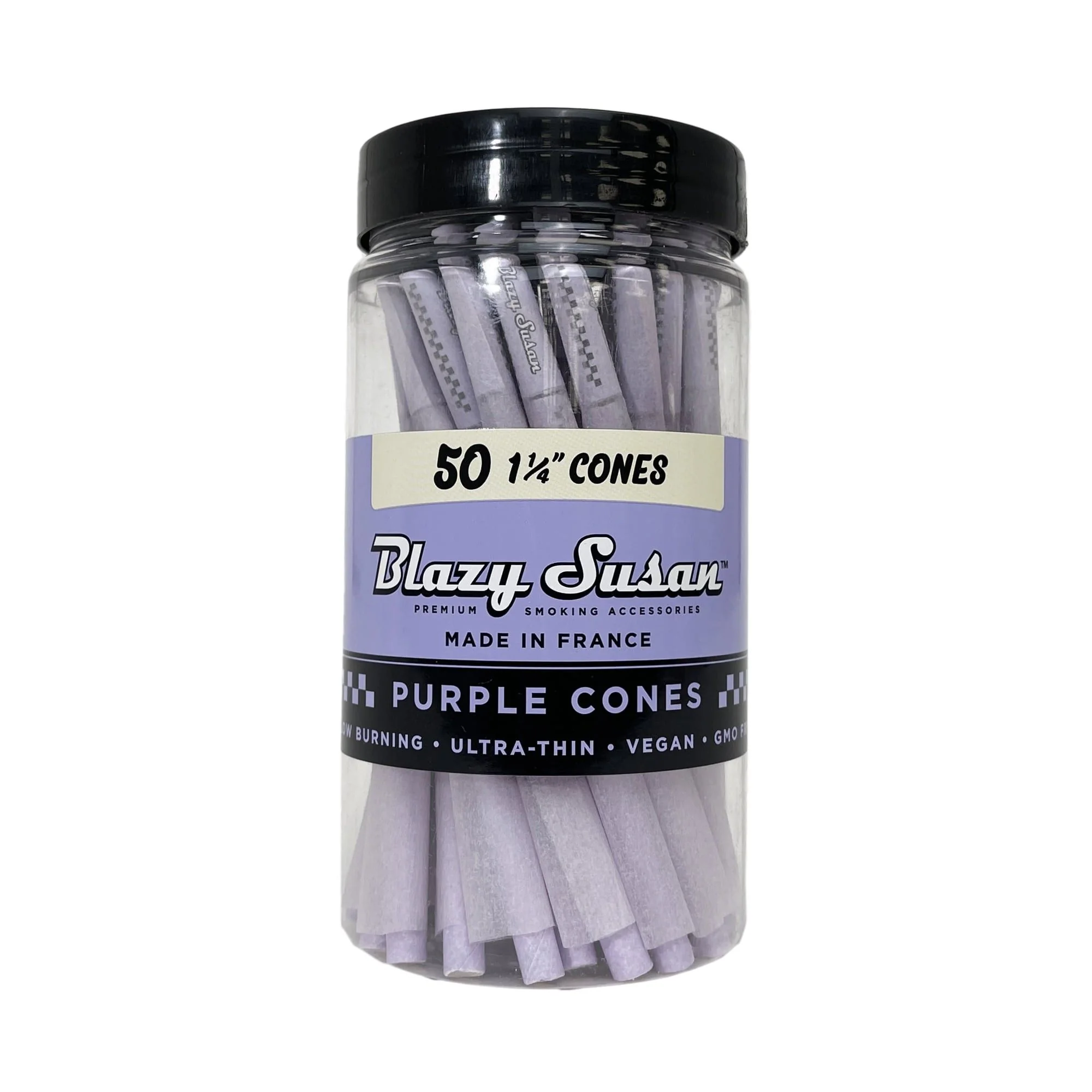 Conos Pre Roll Purple 1 1/4 Jar 50U-Blazy Susan