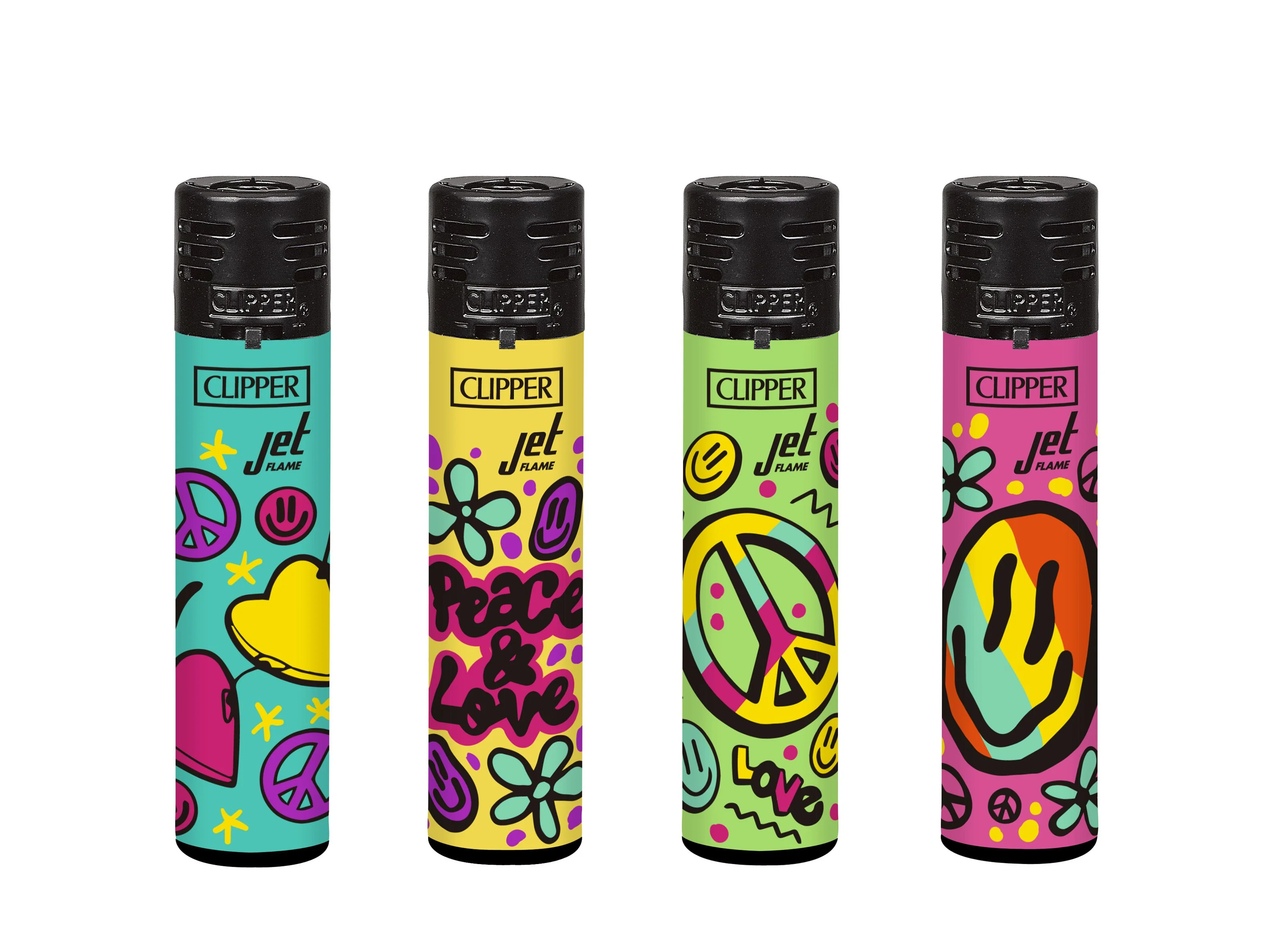 Encendedor Jet Flame Jet Hippie World Clipper