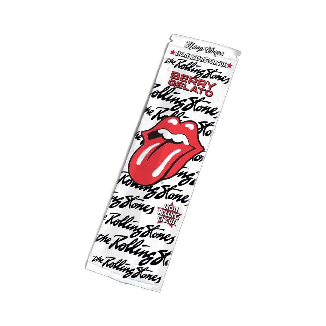 Blunt Hemp Wrap Terpenes Rolling Stones Berry Gelato- Lion Rolling Circus