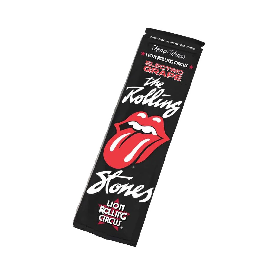 Blunt Hemp Wrap Terpenes Rolling Stones Electric Grape- Lion Rolling Circus