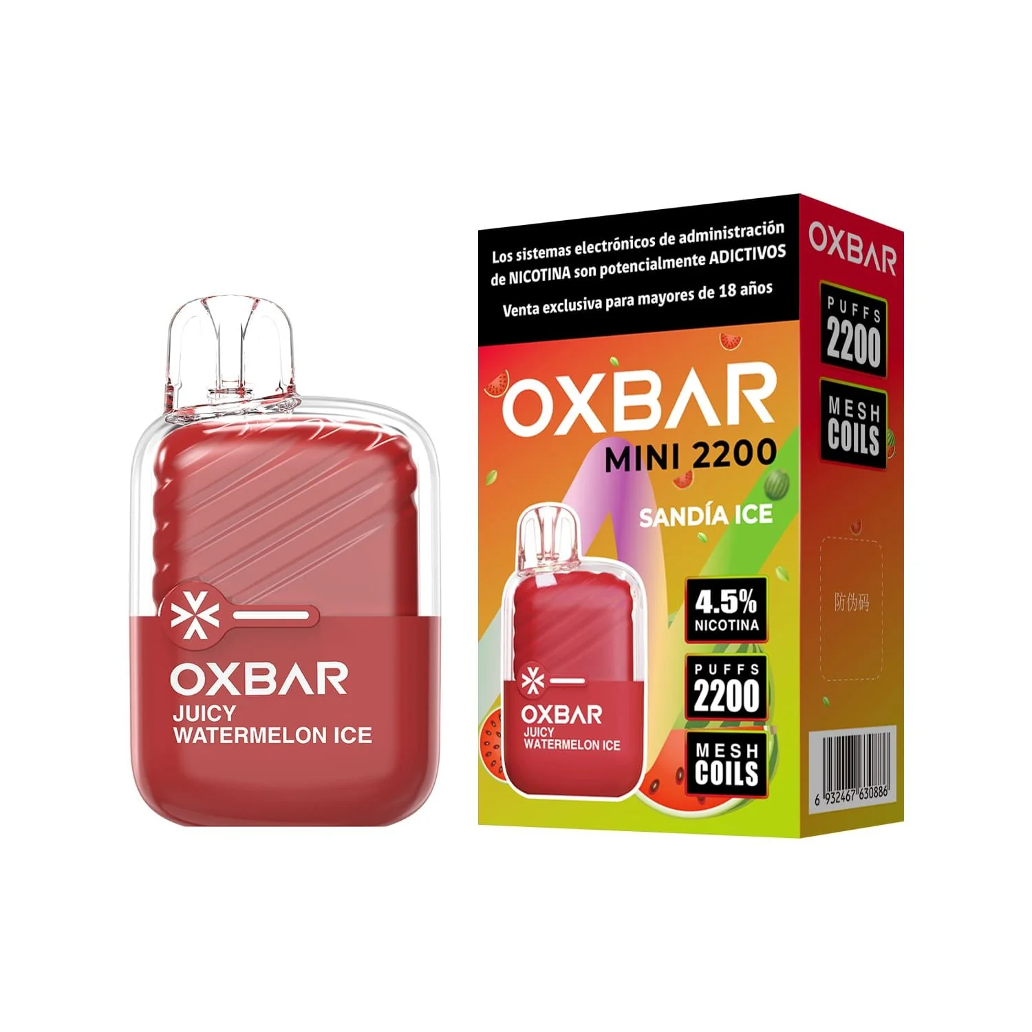 Vaporizador Mini 2200 -Oxbar