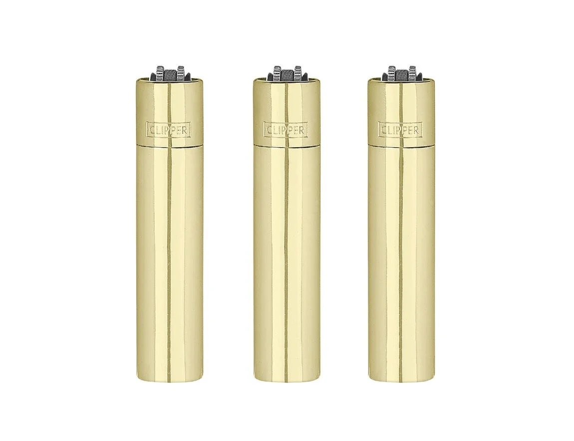 Encendedor Metálico Gold -Clipper