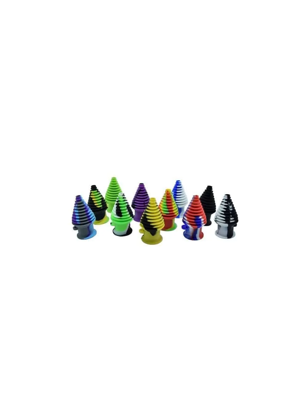 Boquilla Higienica Silicona Para Bong Morado/Negro-Bonglab