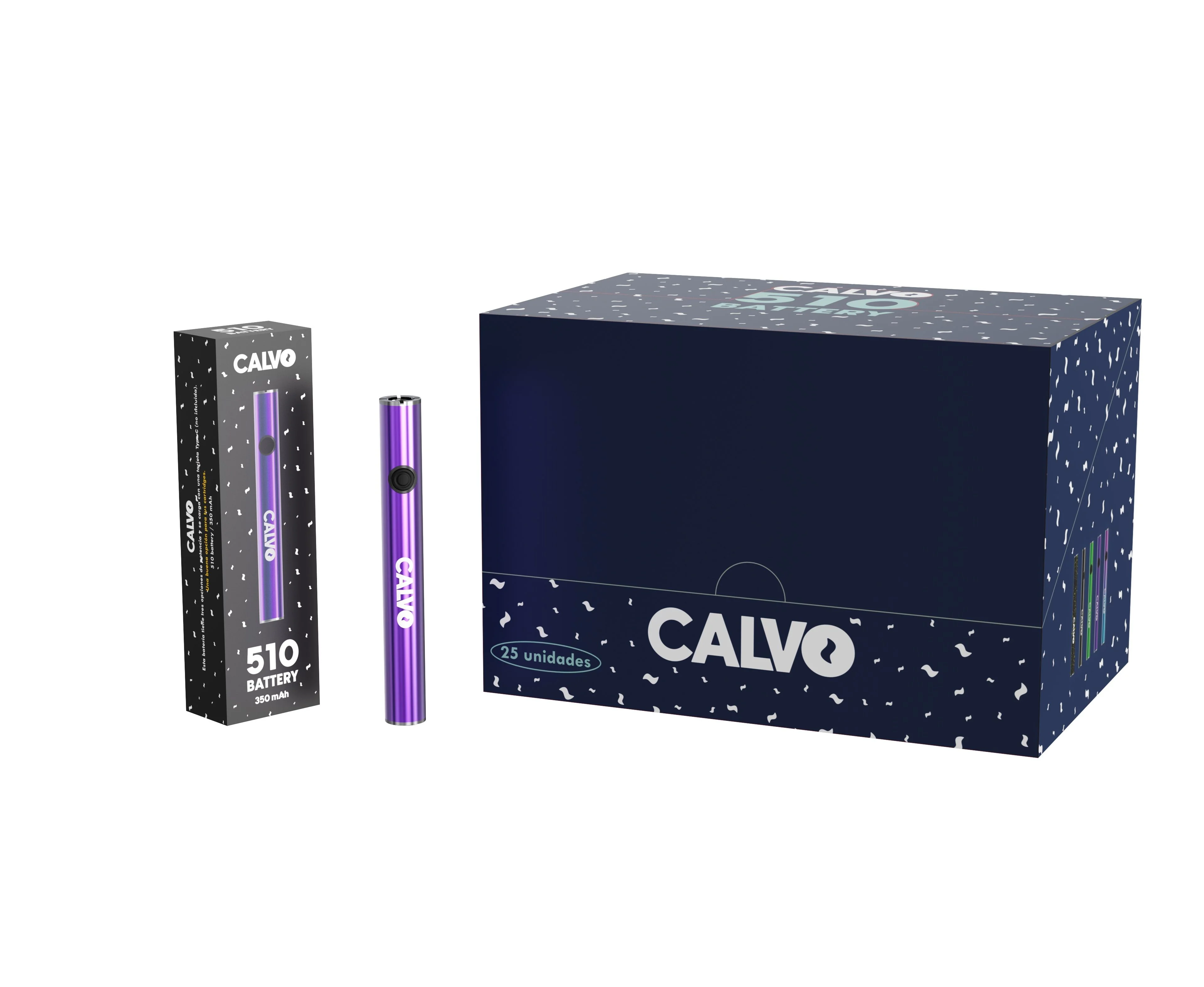 Bateria 510 350Mah -Calvo Glass