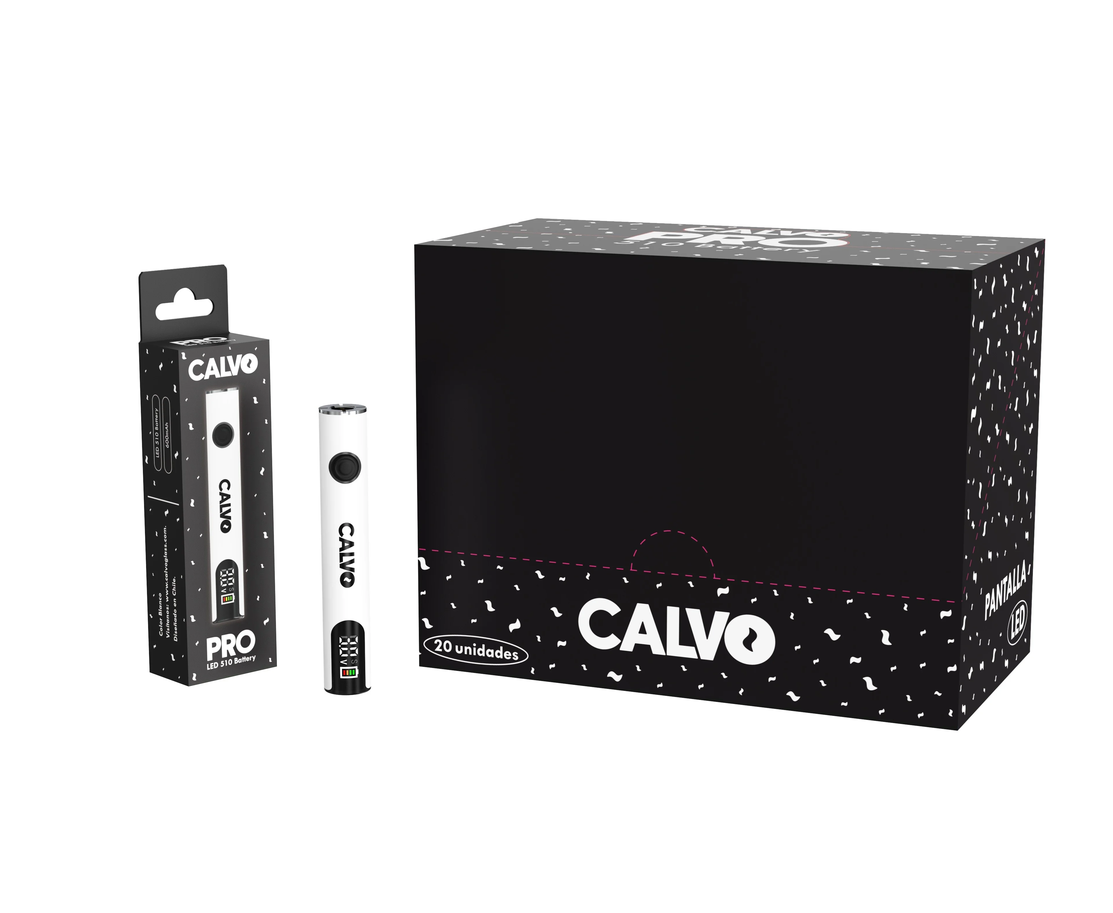 Bateria 510 Led 400Mah -Calvo Glass