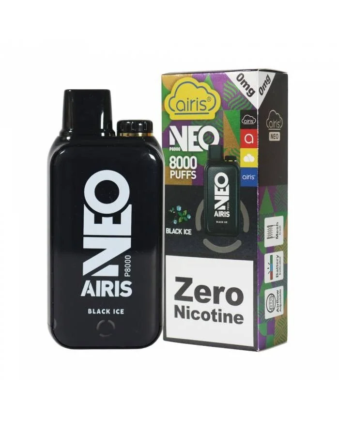 Vaporizador Airis Neo P8000 Black Ice 5%-Airistech