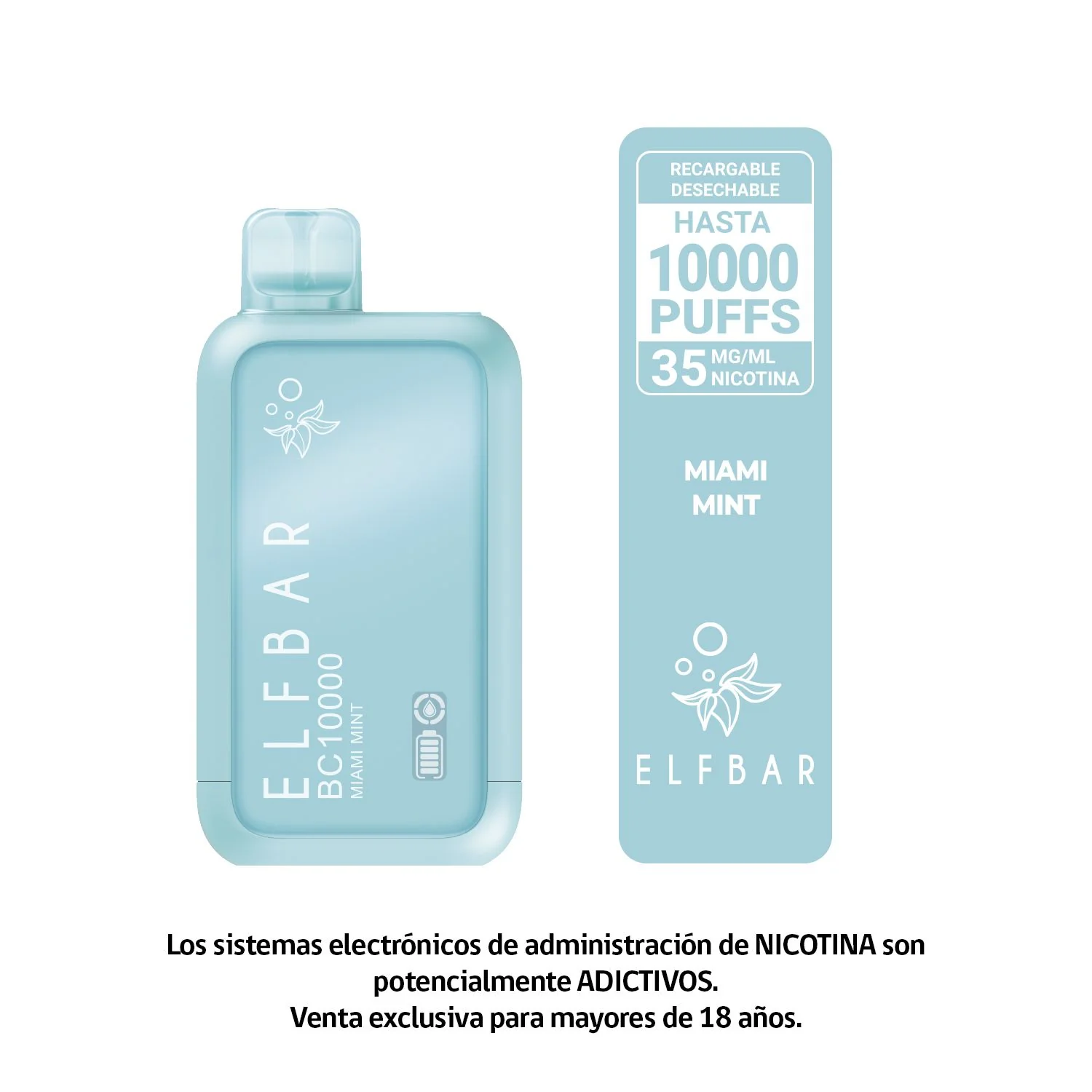 Elfbar Bc10000 - Vape Recargable 10000 Puffs