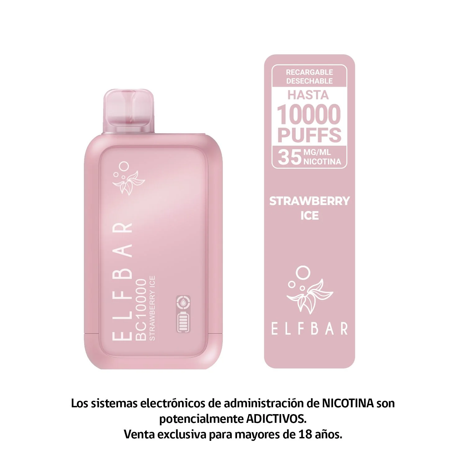 Elfbar Bc10000 - Vape Recargable 10000 Puffs