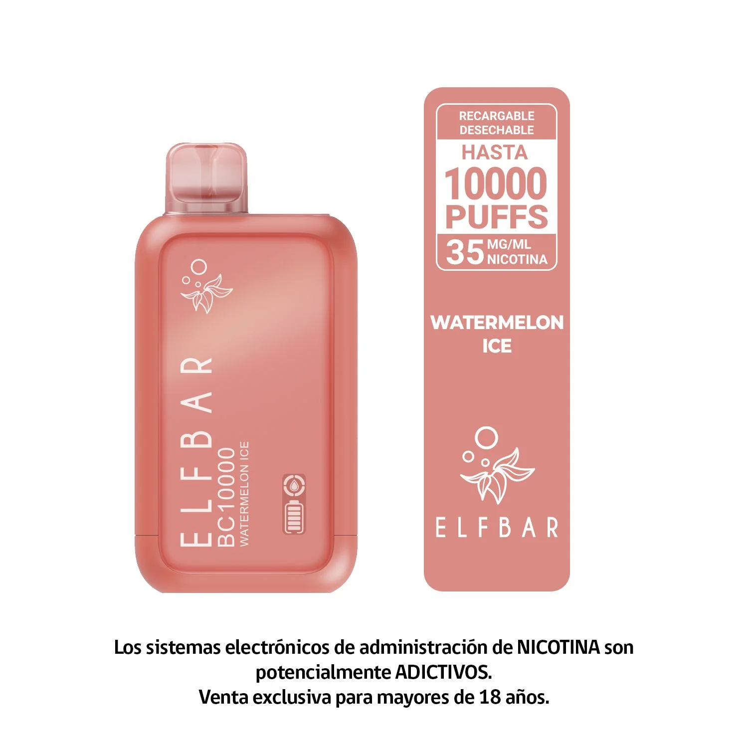 Elfbar Bc10000 - Vape Recargable 10000 Puffs