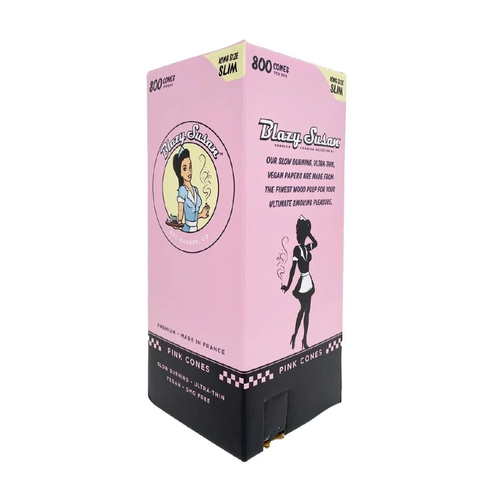 Conos Pre Roll Pink King Size Box 800U-Blazy Susan