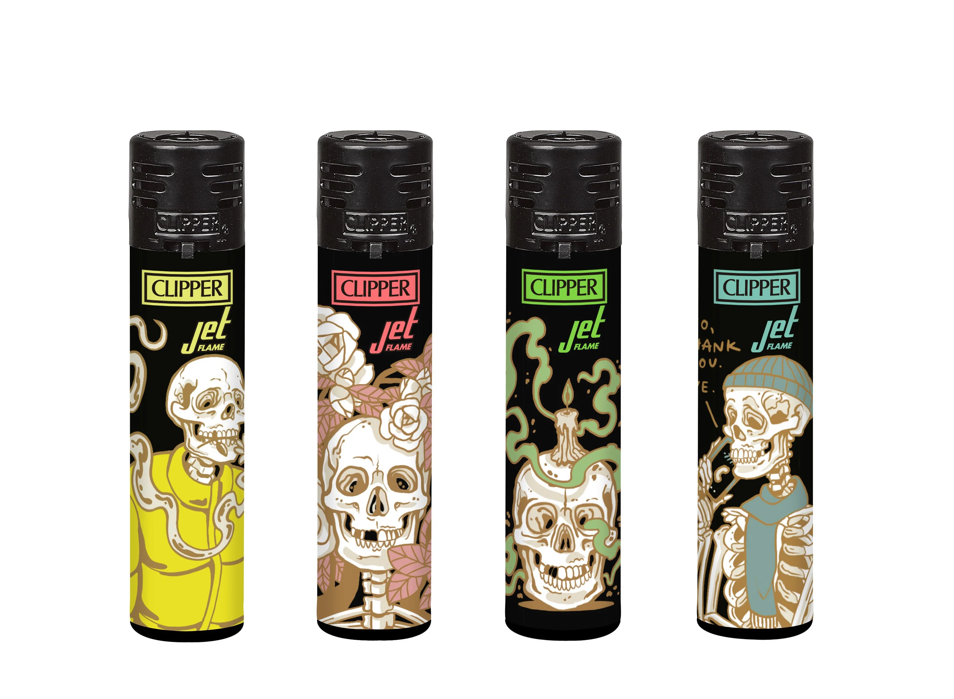 Encendedor Jet Flame Jet Cozy Skull 24U- Clipper