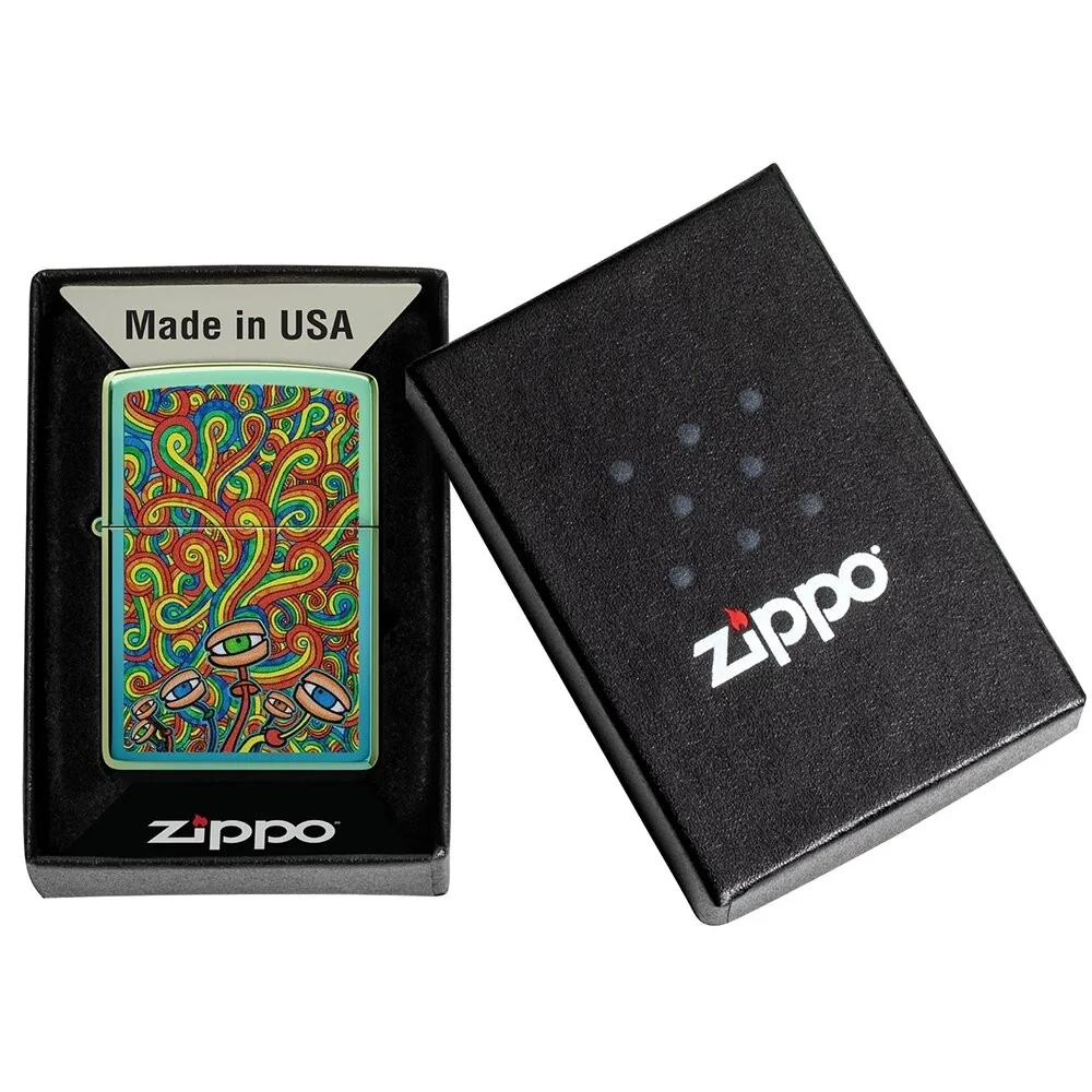 Psychedelic Imagery Design-Zippo
