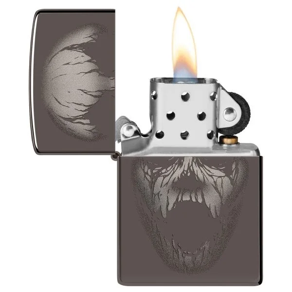 Screaming Monter Design-Zippo