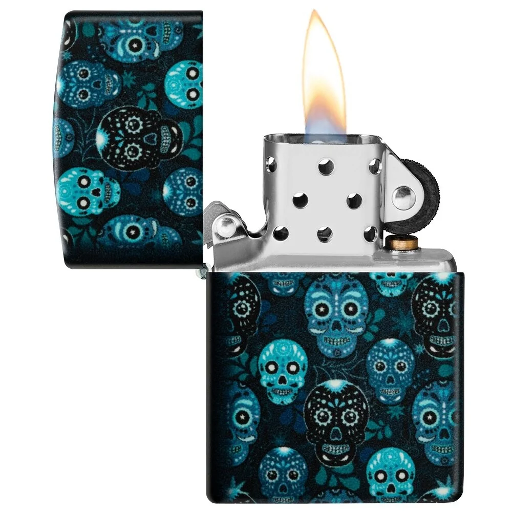 Sugar Skull 2-Zippo