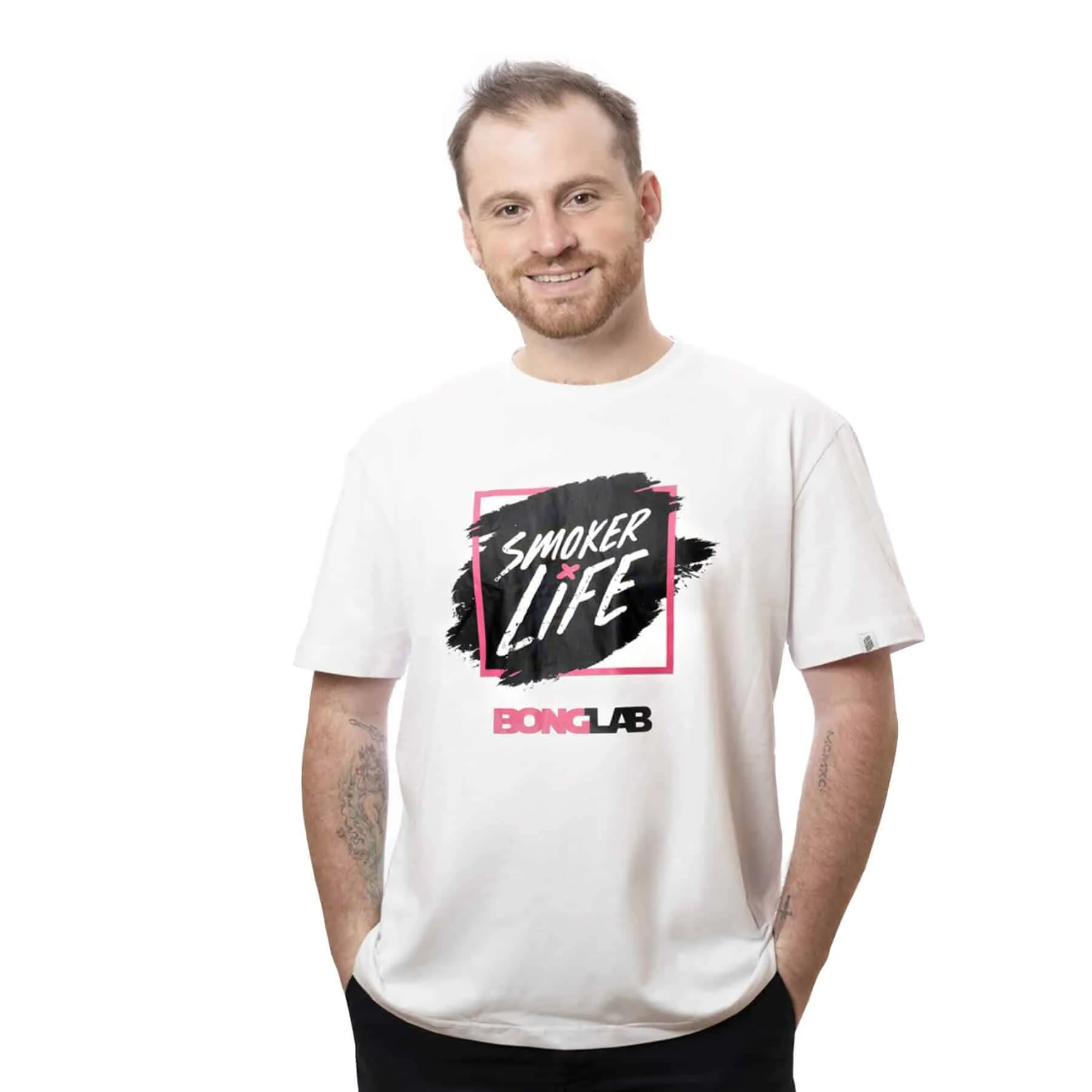 White Shirt Smoker Life Xxl-Bonglab