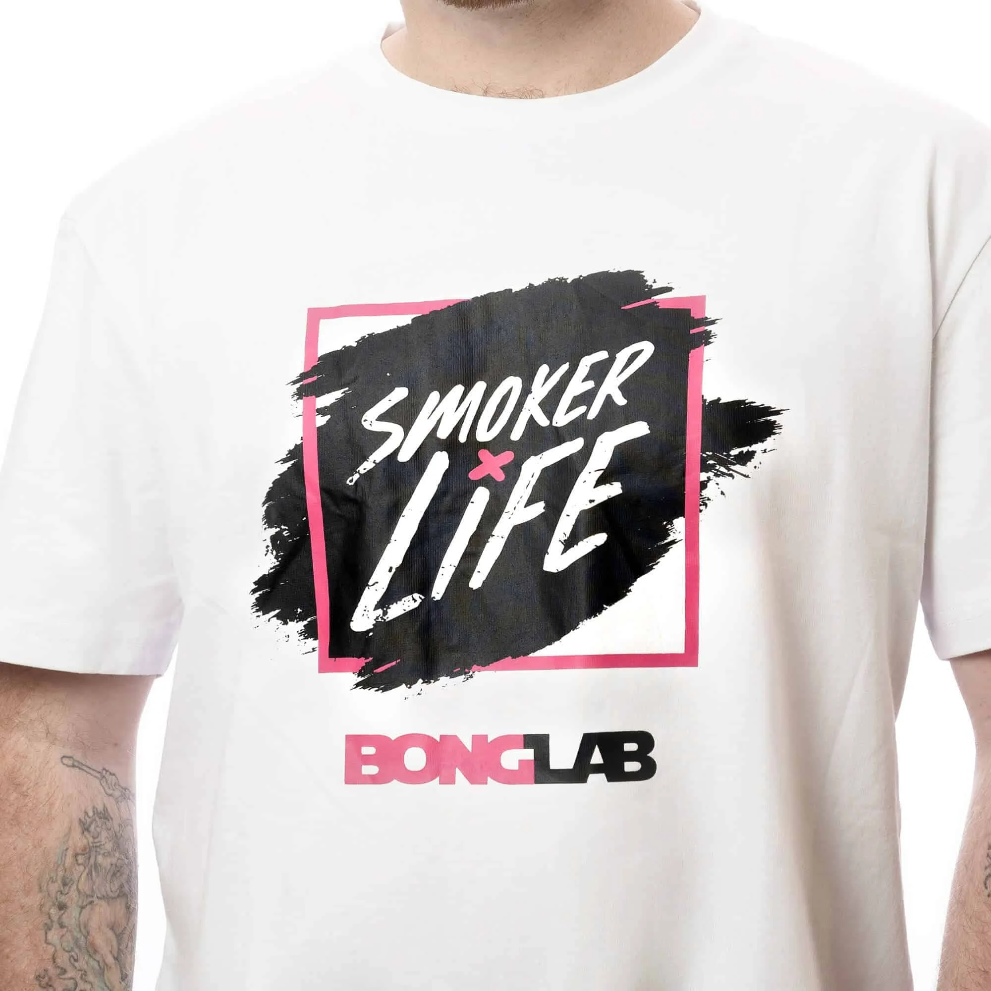White Shirt Smoker Life Xxl-Bonglab