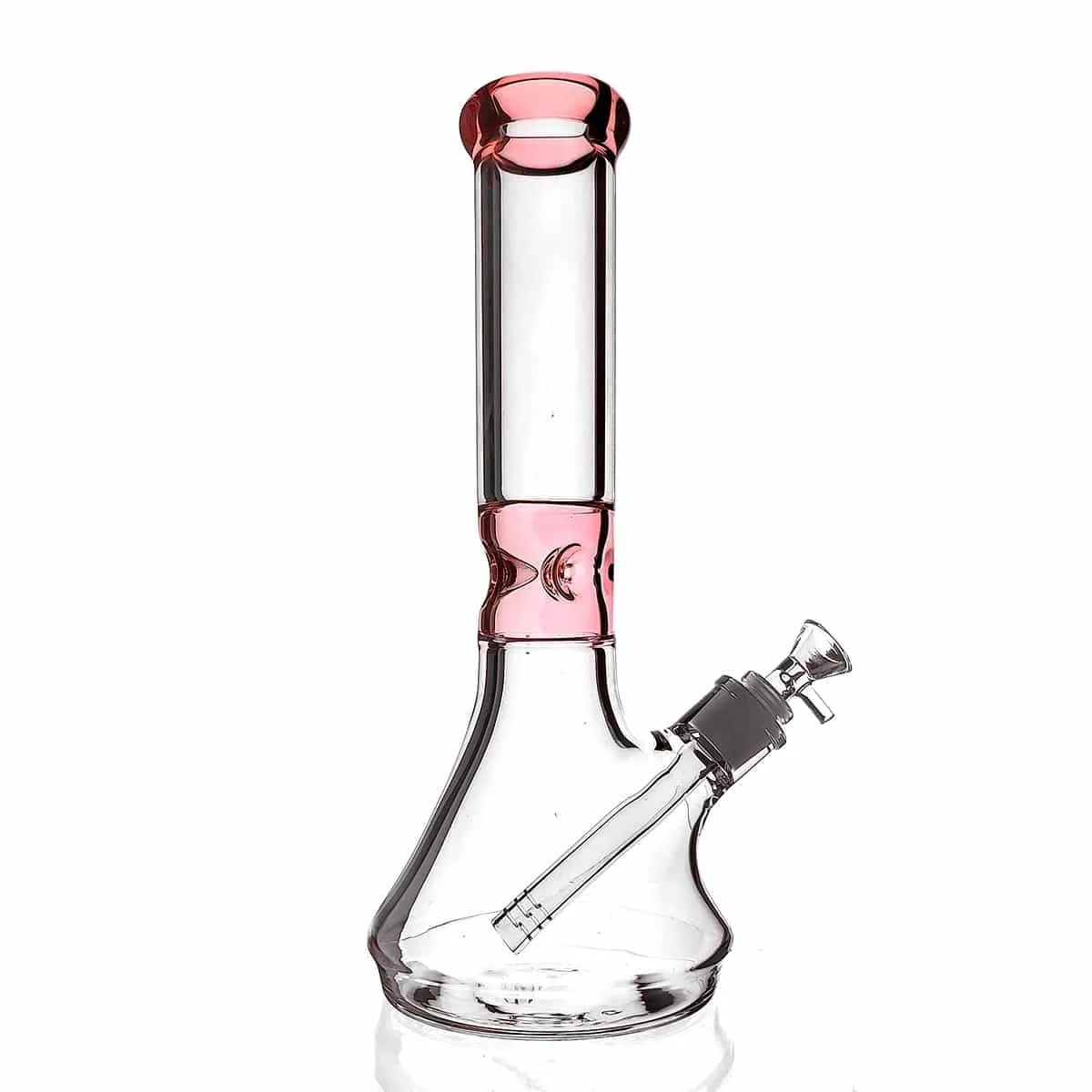 Beaker Arenado Y Tornasol Rosado