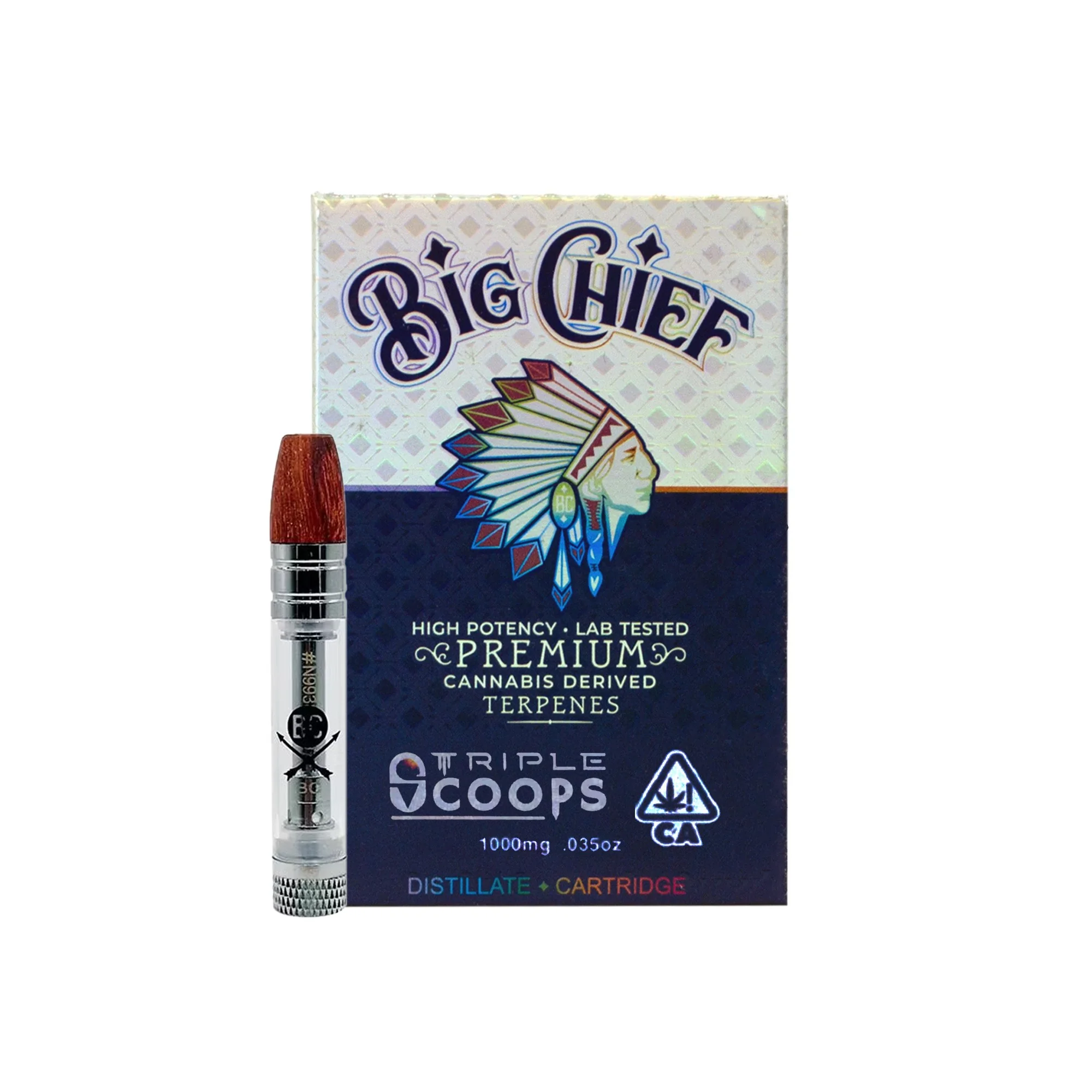 Cartridge Triple Cooks  1Ml (Vacio)-Big Chief