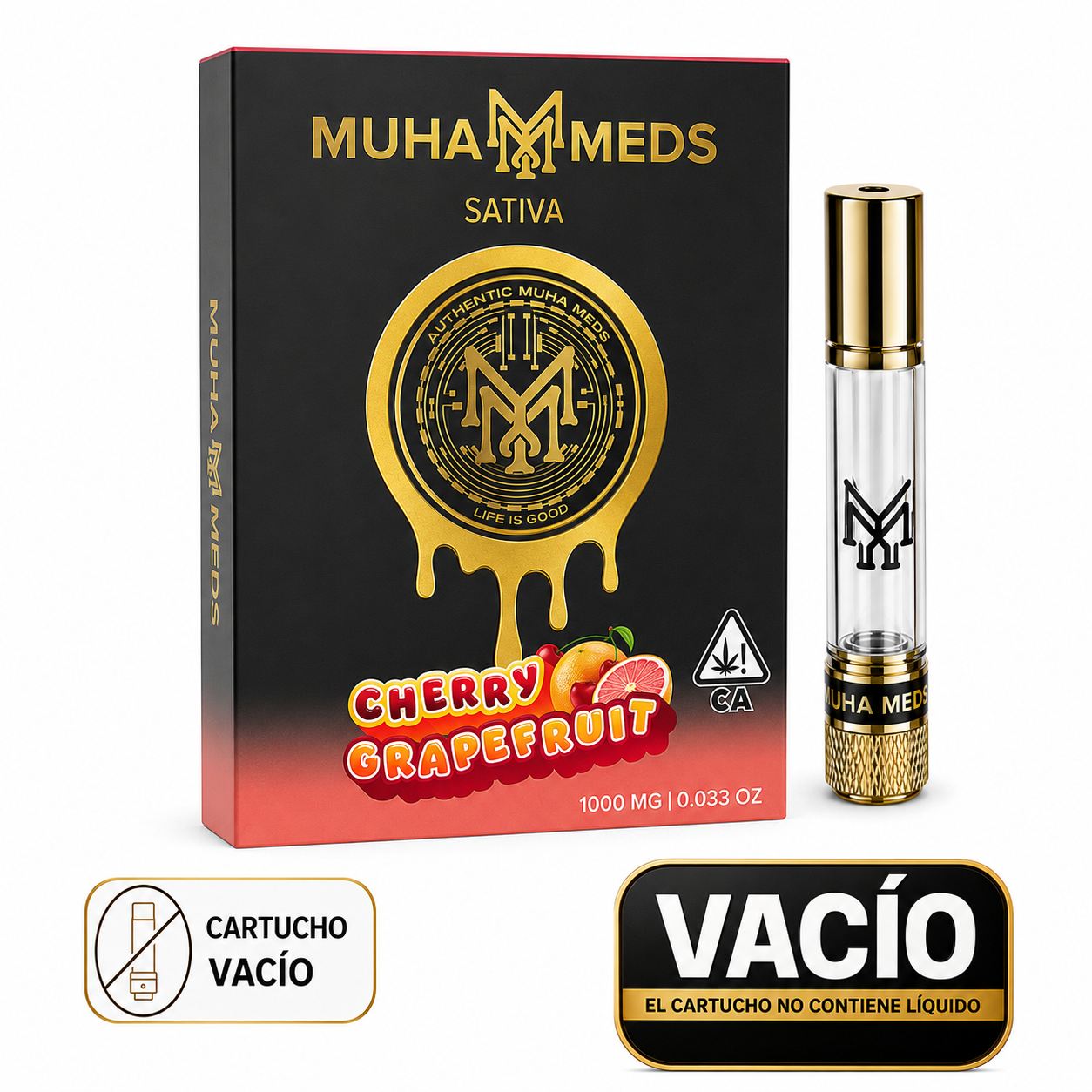 Cartridge Muha Meds 0,8Ml  (NO INCLUYE LIQUIDO)