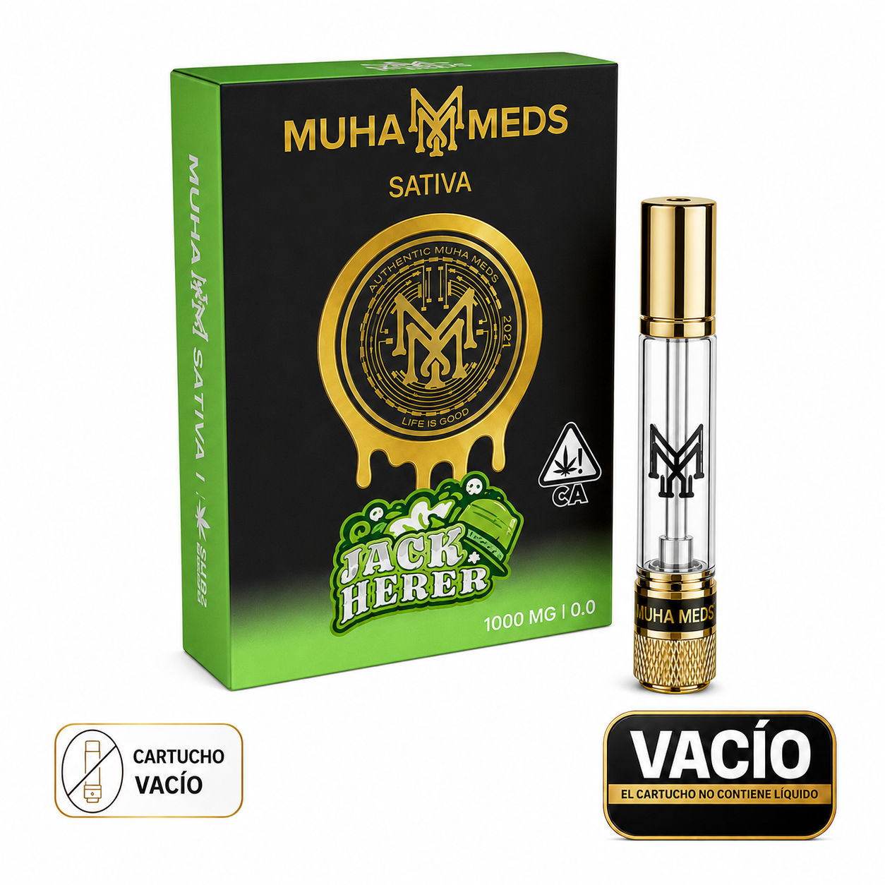 Cartridge Muha Meds 0,8Ml  (NO INCLUYE LIQUIDO)